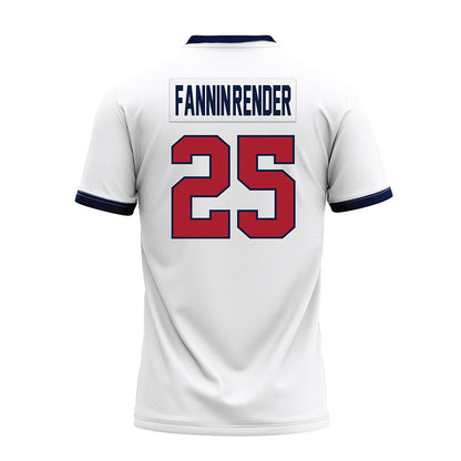 Liberty - NCAA Football : Malachi Fannin-Render - White Premium Football Jersey-1