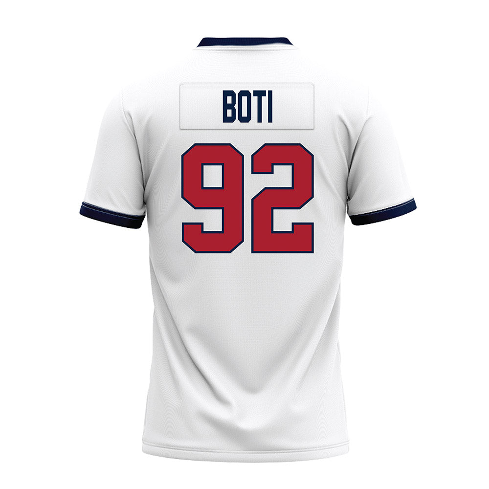 Liberty - NCAA Football : Chris Boti - White Premium Football Jersey