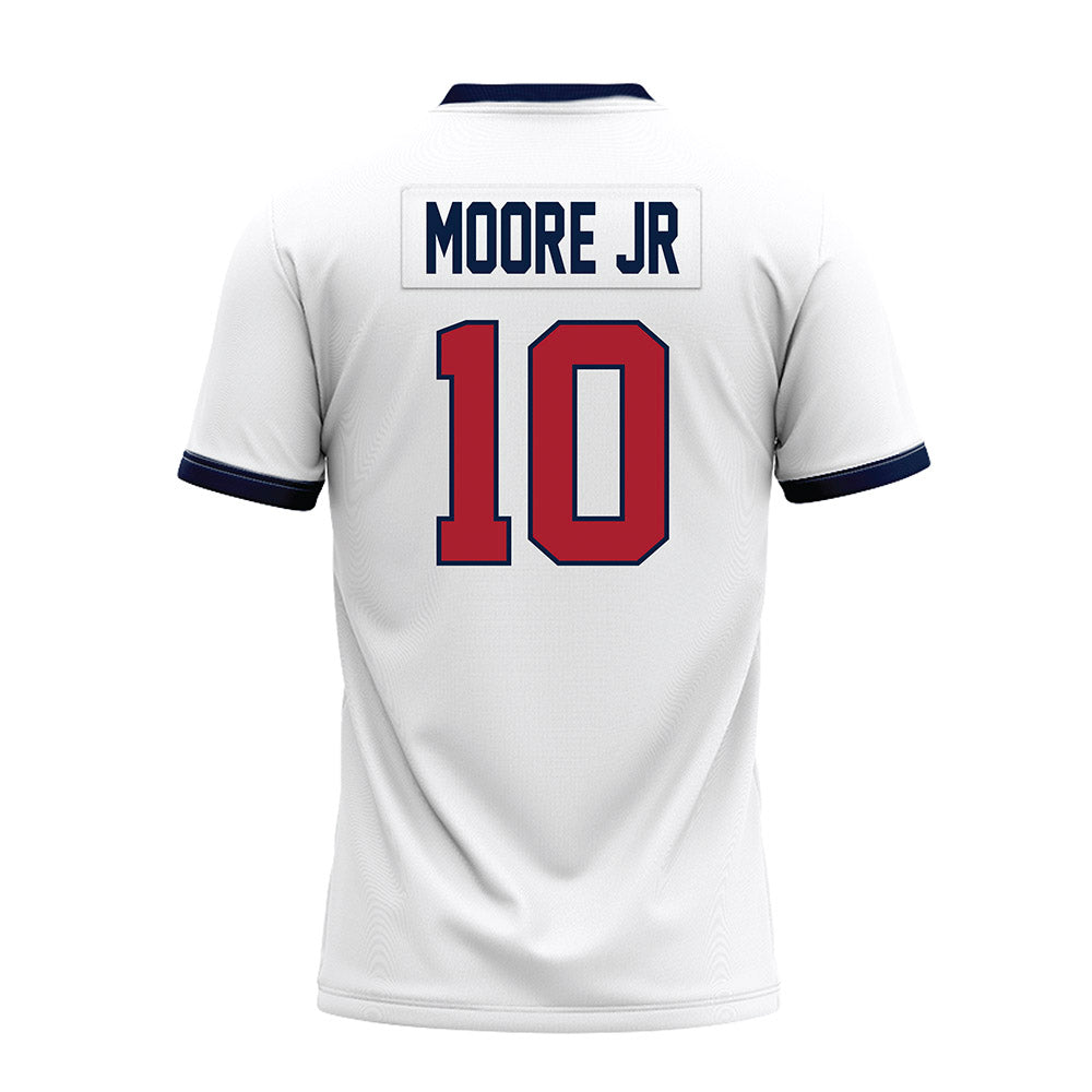 Liberty - NCAA Football : Ronald Moore Jr - White Premium Football Jersey