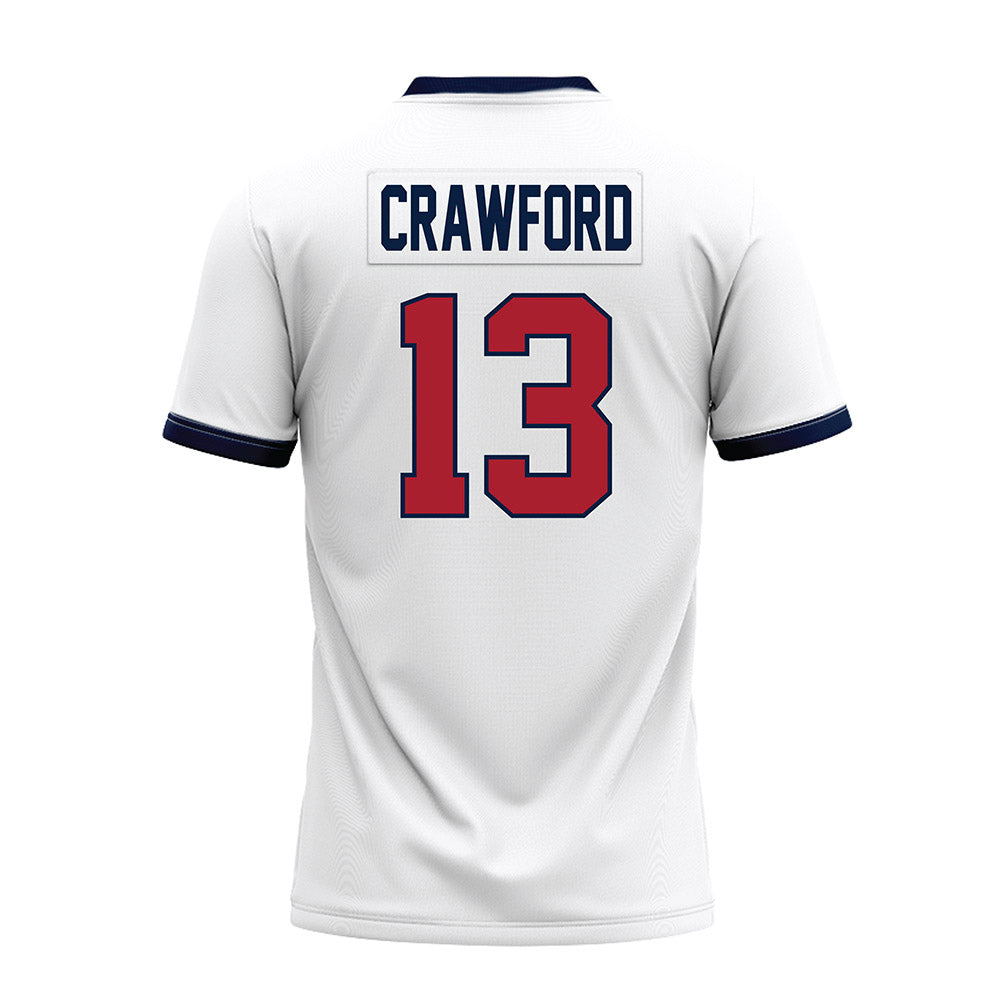 Liberty - NCAA Football : D'Wayne Crawford - White Premium Football Jersey