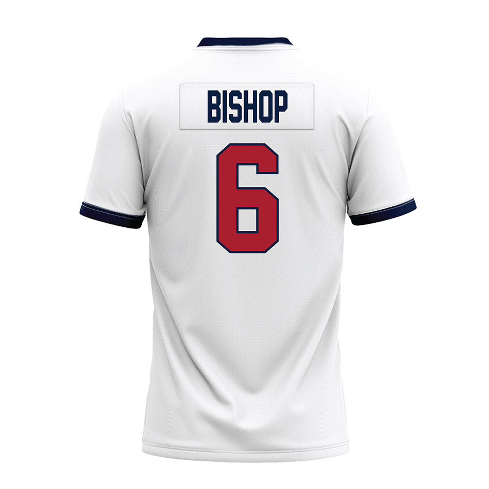 Liberty - NCAA Football : Brandon Bishop - White Premium Football Jersey
