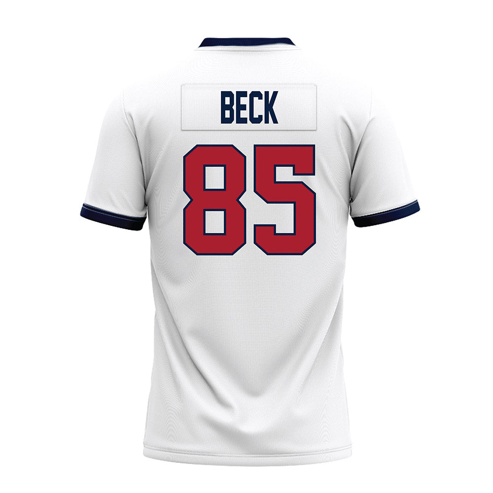 Liberty - NCAA Football : Brayden Beck - White Premium Football Jersey