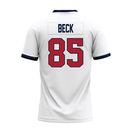 Liberty - NCAA Football : Brayden Beck - White Premium Football Jersey