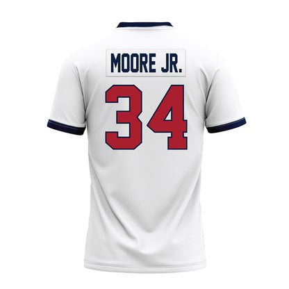 Liberty - NCAA Football : Seneca Moore Jr. - White Premium Football Jersey-1