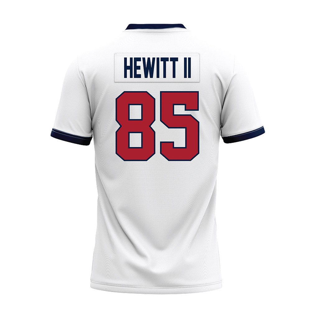 Liberty - NCAA Football : Connie Hewitt II - White Premium Football Jersey-1