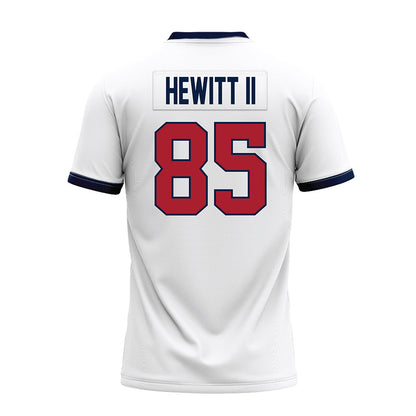 Liberty - NCAA Football : Connie Hewitt II - White Premium Football Jersey-1