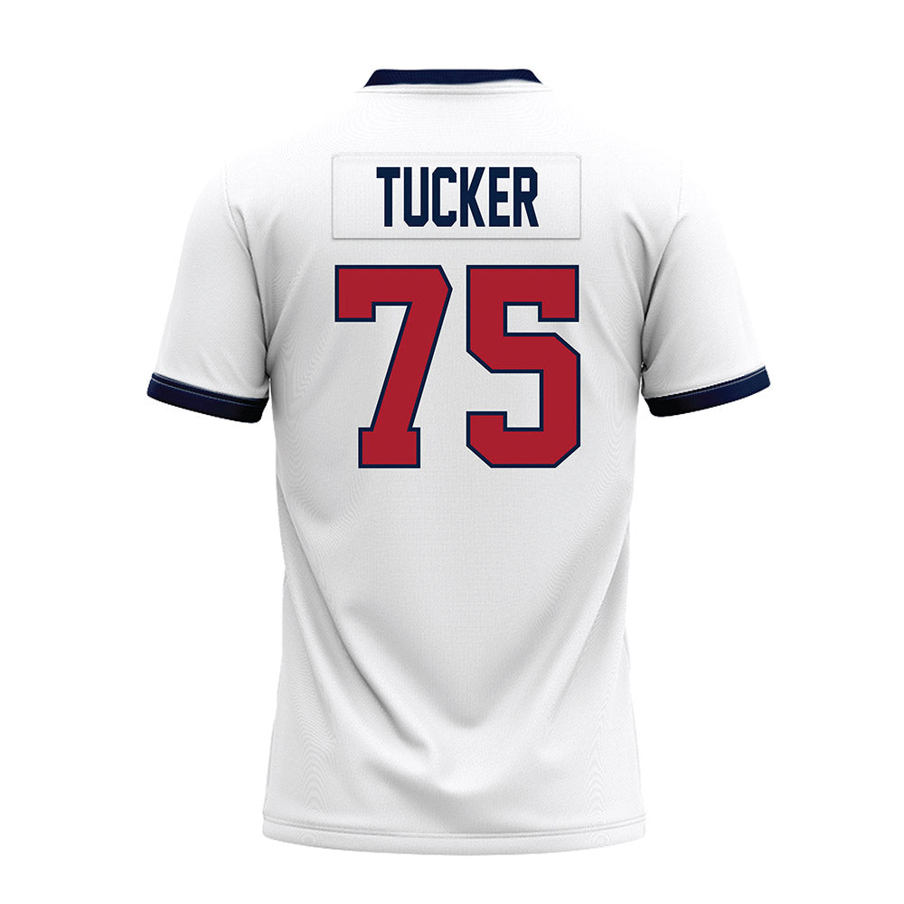 Liberty - NCAA Football : Jack Tucker - White Premium Football Jersey