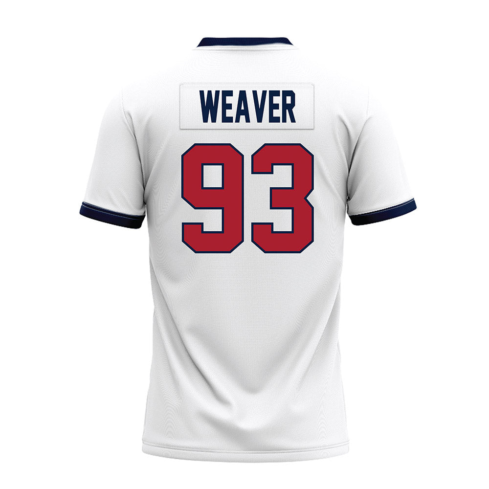 Liberty - NCAA Football : Rick Weaver - White Premium Football Jersey