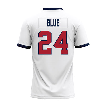 Liberty - NCAA Football : Vaughn Blue - White Premium Football Jersey