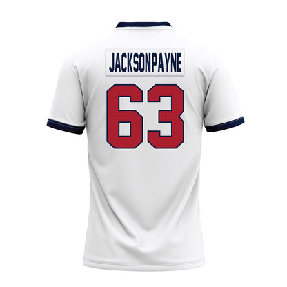 Liberty - NCAA Football : DaJyQuwan Jackson-Payne - White Premium Football Jersey-1
