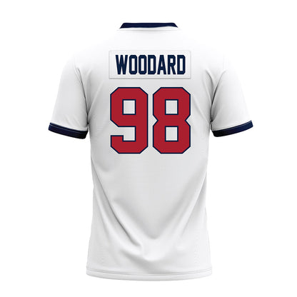 Liberty - NCAA Football : Weston Woodard - White Premium Football Jersey-1