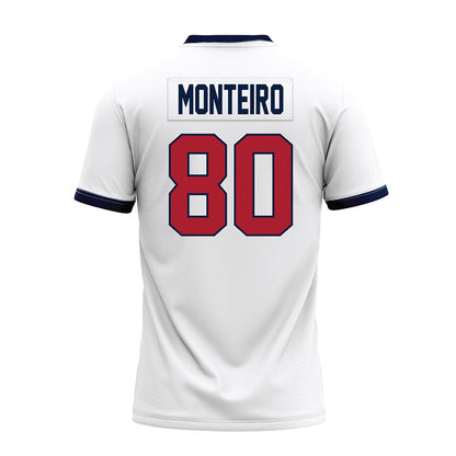 Liberty - NCAA Football : Jonathan Monteiro - White Premium Football Jersey