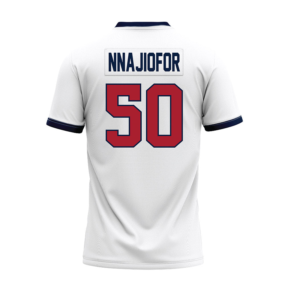 Liberty - NCAA Football : Esom Nnajiofor - White Premium Football Jersey