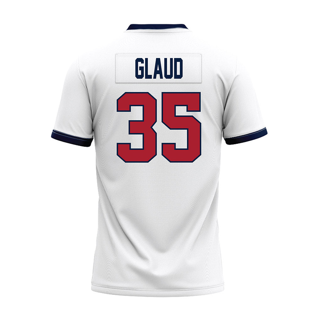 Liberty - NCAA Football : Dillano Glaud - White Premium Football Jersey