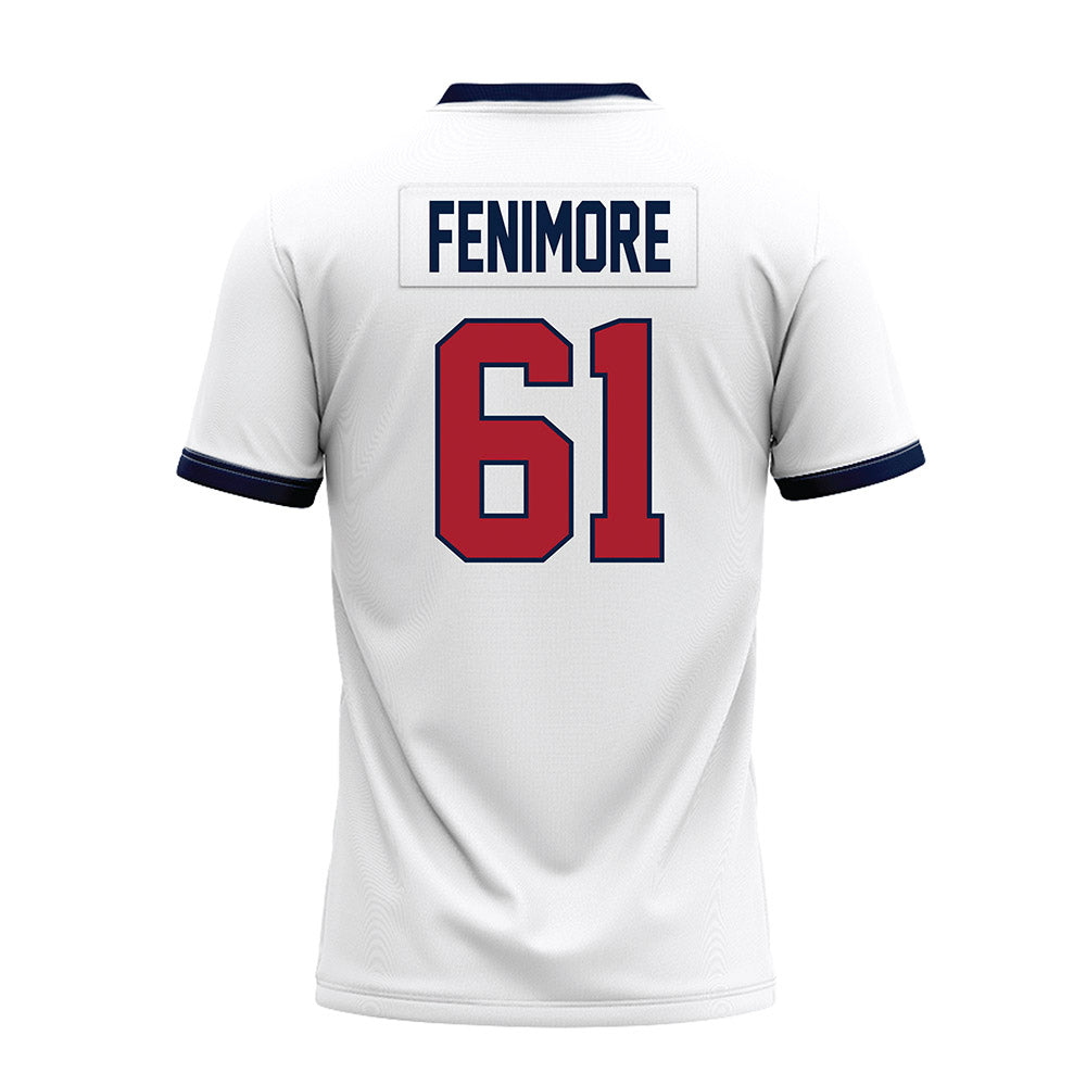 Liberty - NCAA Football : Aaron Fenimore - White Premium Football Jersey