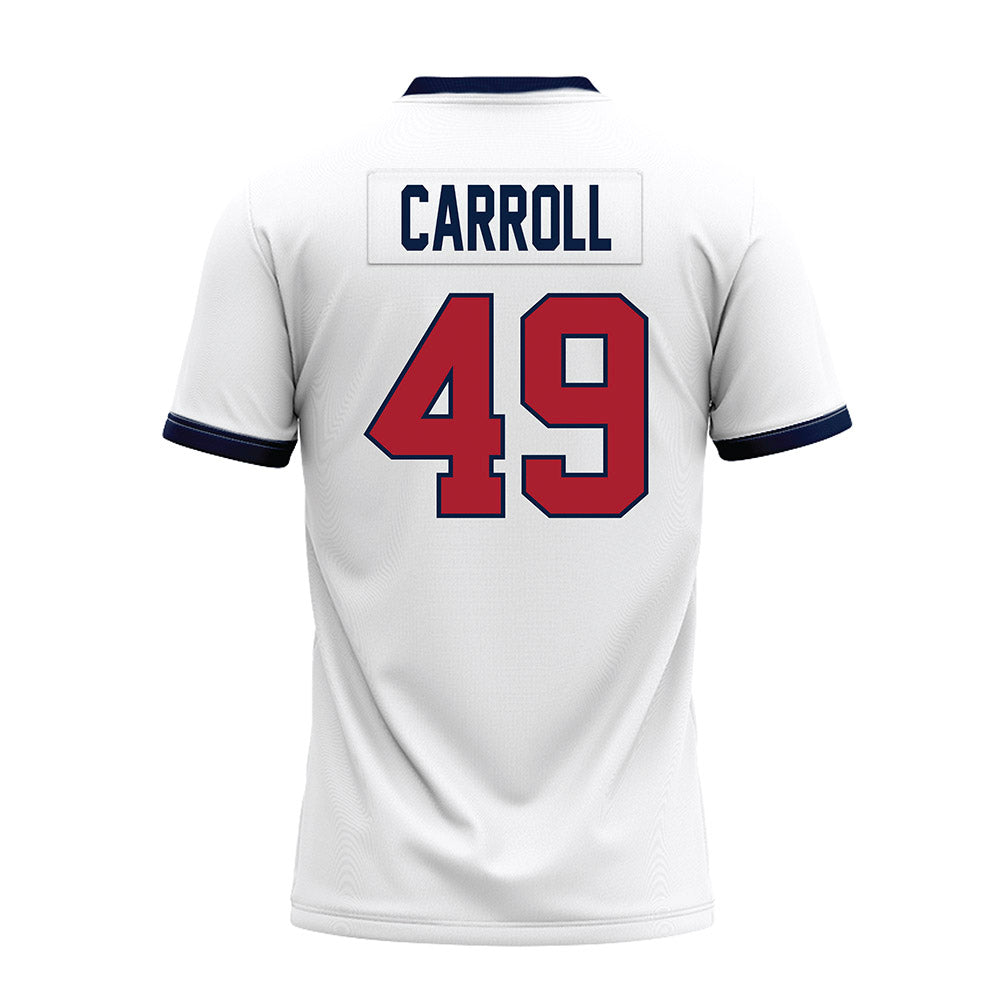 Liberty - NCAA Football : Grey Carroll - White Premium Football Jersey