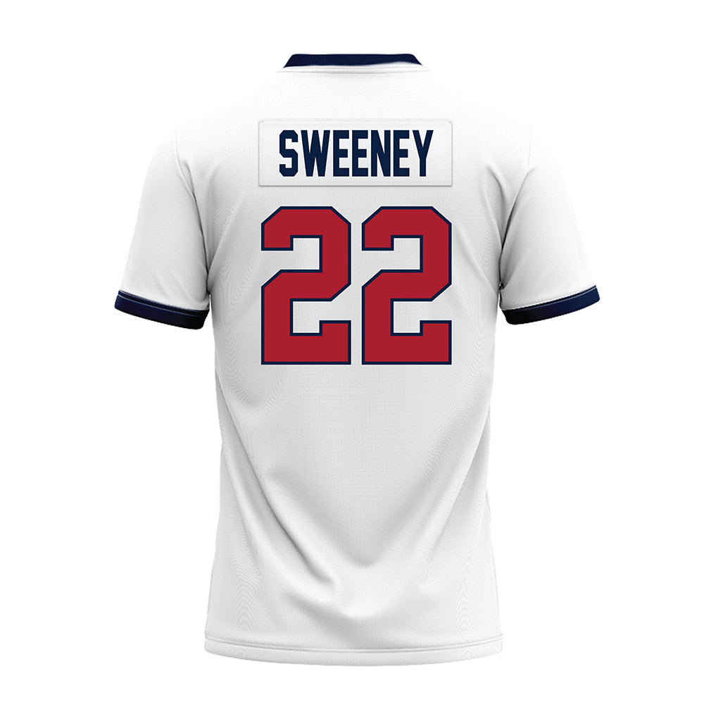 Liberty - NCAA Football : Jayden Sweeney - White Premium Football Jersey