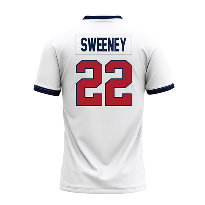 Liberty - NCAA Football : Jayden Sweeney - White Premium Football Jersey