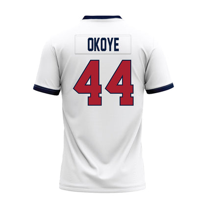 Liberty - NCAA Football : Ike Okoye - White Premium Football Jersey