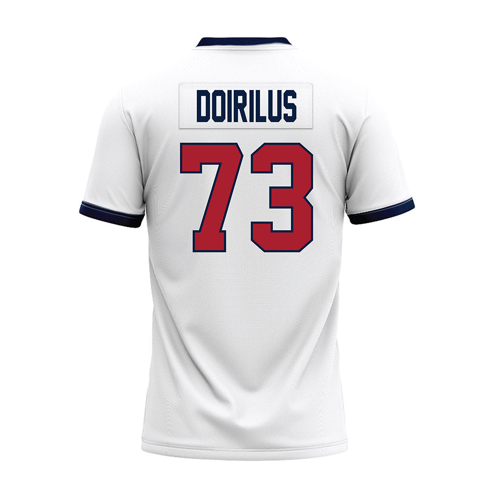 Liberty - NCAA Football : Curtis Doirilus - White Premium Football Jersey-1