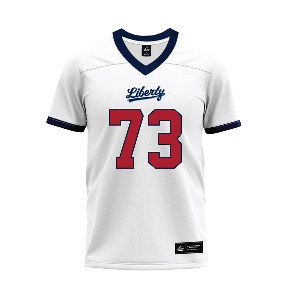 Liberty - NCAA Football : Curtis Doirilus - White Premium Football Jersey-0