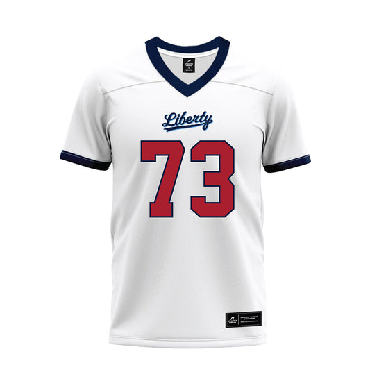 Liberty - NCAA Football : Curtis Doirilus - White Premium Football Jersey-0