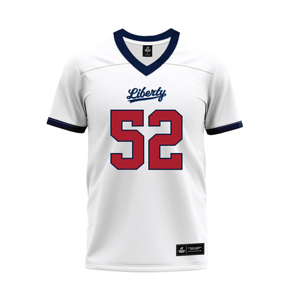 Liberty - NCAA Football : Jacob Taylor - White Premium Football Jersey-0