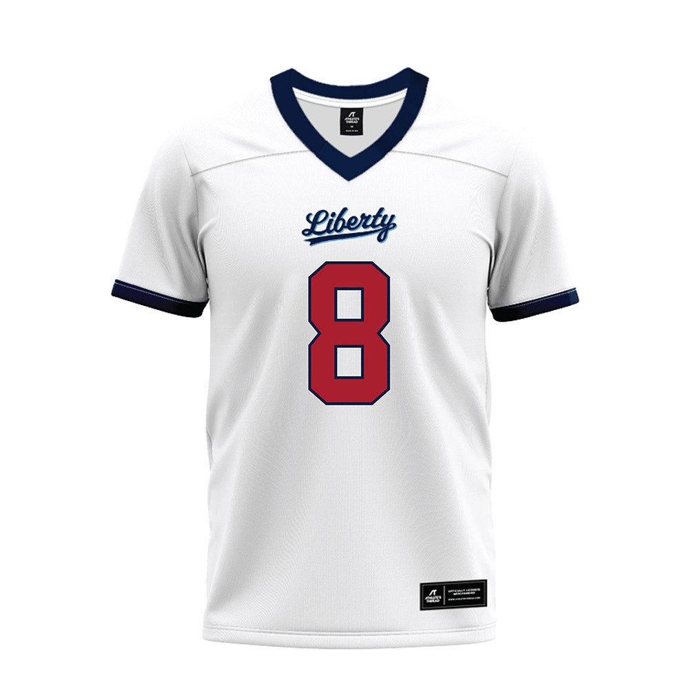 Liberty - NCAA Football : Brenton Williams - White Premium Football Jersey-0