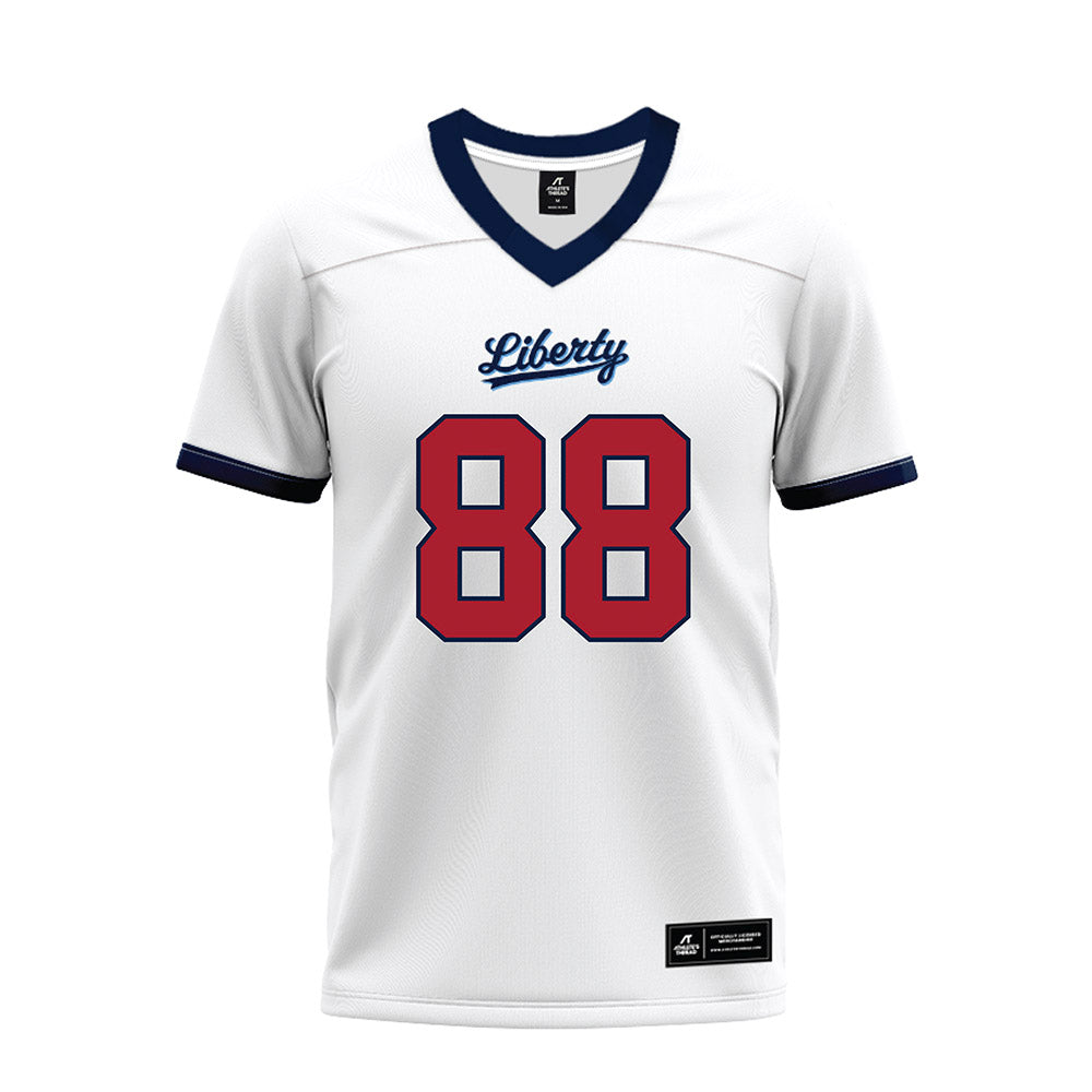Liberty - NCAA Football : Kamron Cullins - White Premium Football Jersey-0