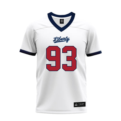 Liberty - NCAA Football : Rick Weaver - White Premium Football Jersey