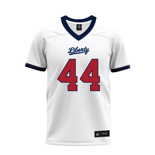Liberty - NCAA Football : Joe Strickland - White Premium Football Jersey-0