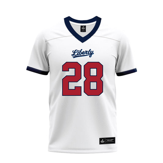 Liberty - NCAA Football : Colton McCoy - White Premium Football Jersey-0