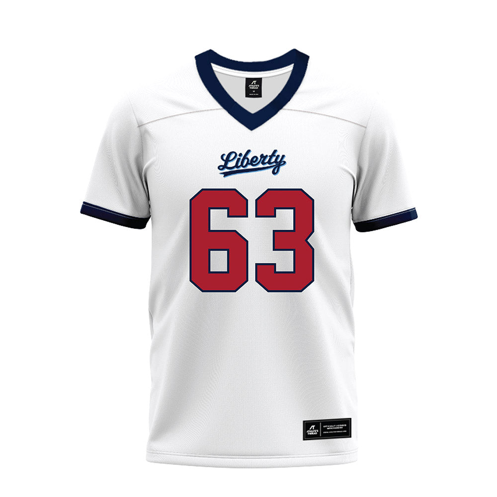 Liberty - NCAA Football : DaJyQuwan Jackson-Payne - White Premium Football Jersey-0
