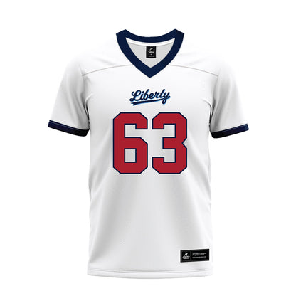 Liberty - NCAA Football : DaJyQuwan Jackson-Payne - White Premium Football Jersey-0