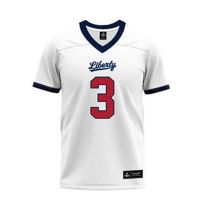 Liberty - NCAA Football : Eldric Griffin - White Premium Football Jersey-0