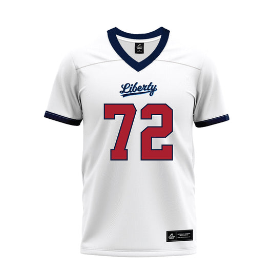 Liberty - NCAA Football : Seth Ellsmore - White Premium Football Jersey