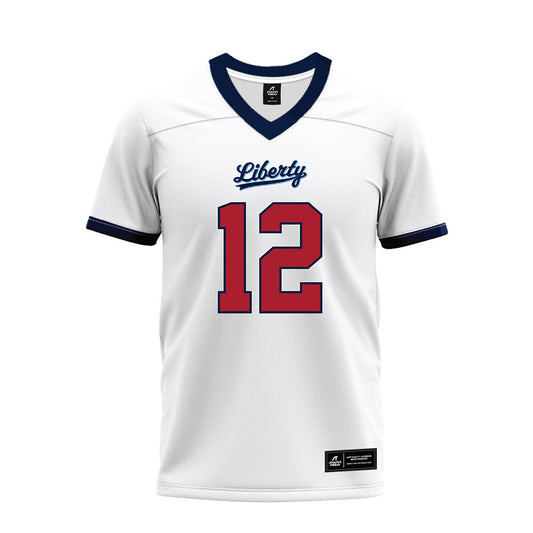 Liberty - NCAA Football : Maurice Freeman - White Premium Football Jersey