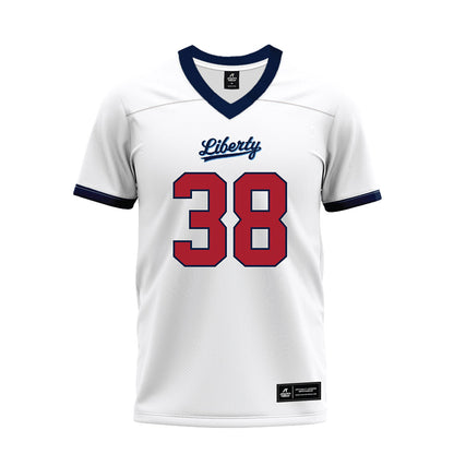 Liberty - NCAA Football : Tre Lawing - White Premium Football Jersey