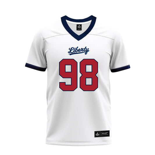Liberty - NCAA Football : Tyler Black - White Premium Football Jersey-0