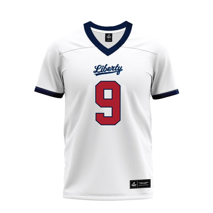 Liberty - NCAA Football : Deuce Spurlock II - White Premium Football Jersey-0