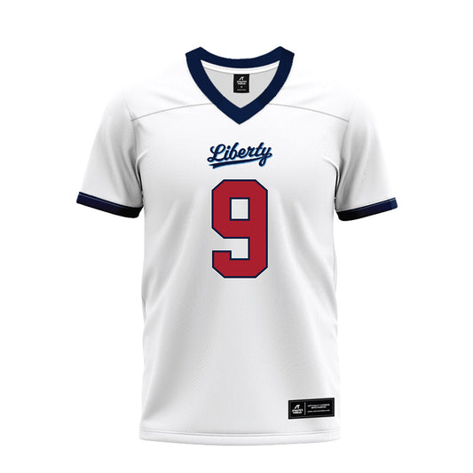 Liberty - NCAA Football : Deuce Spurlock II - White Premium Football Jersey-0