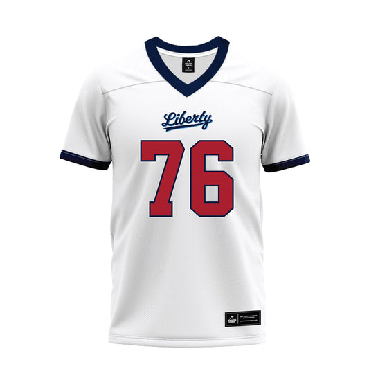 Liberty - NCAA Football : Gabriel Smith - White Premium Football Jersey-0