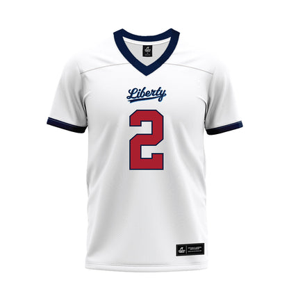 Liberty - NCAA Football : Eldric Griffin - White Premium Football Jersey