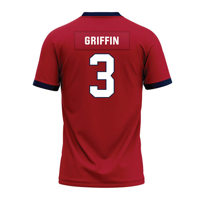 Liberty - NCAA Football : Eldric Griffin - Red Premium Football Jersey-1