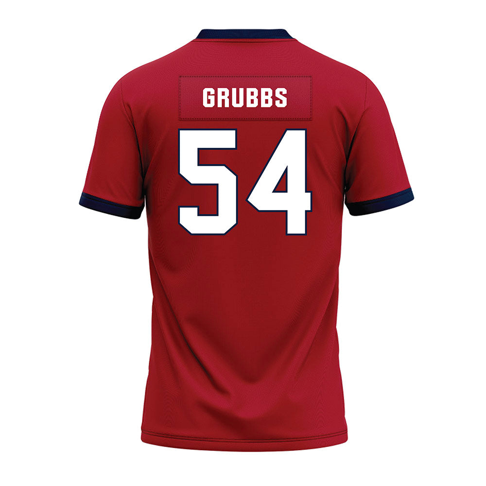 Liberty - NCAA Football : Cal Grubbs - Red Premium Football Jersey