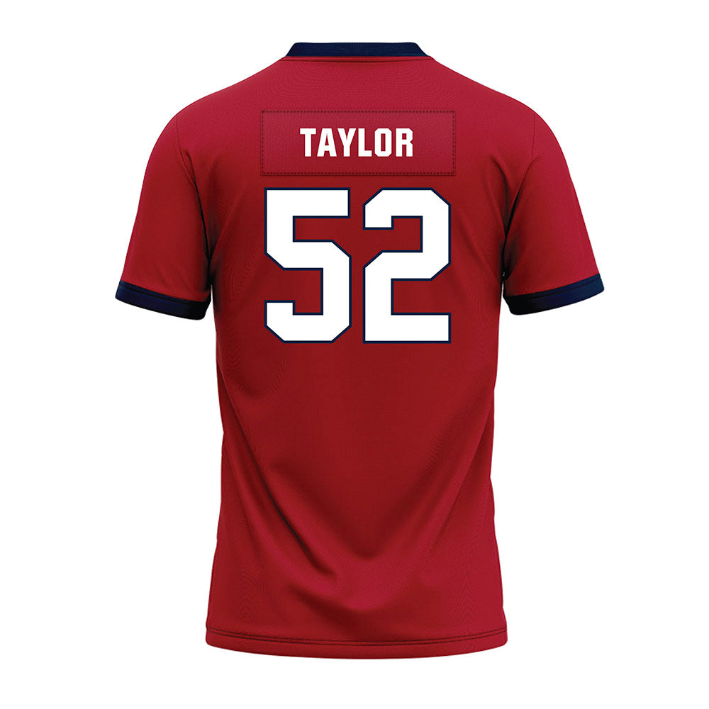 Liberty - NCAA Football : Jacob Taylor - Red Premium Football Jersey-1