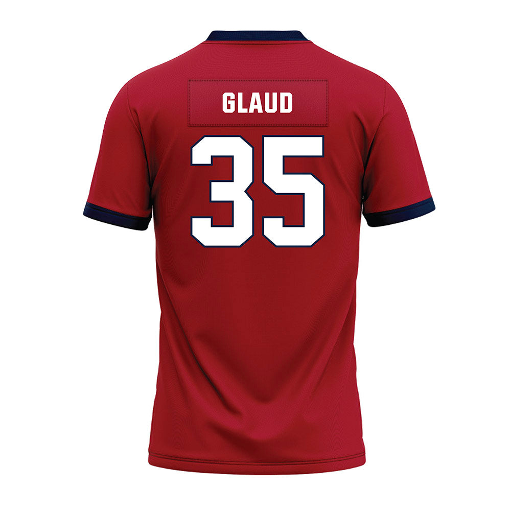 Liberty - NCAA Football : Dillano Glaud - Red Premium Football Jersey