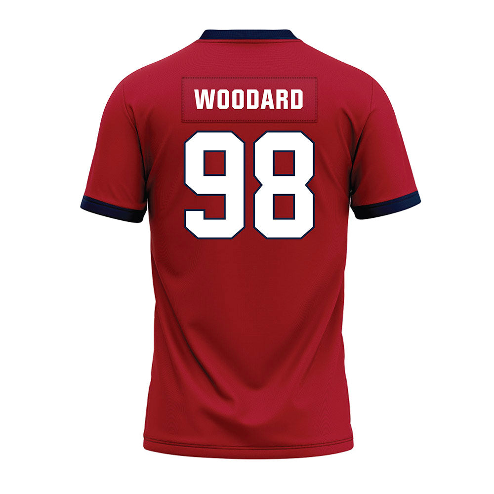 Liberty - NCAA Football : Weston Woodard - Red Premium Football Jersey-1