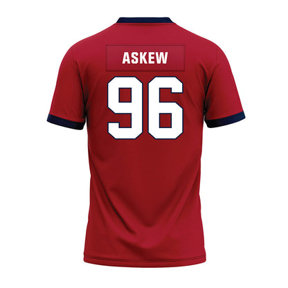 Liberty - NCAA Football : Gavin Askew - Red Premium Football Jersey-1