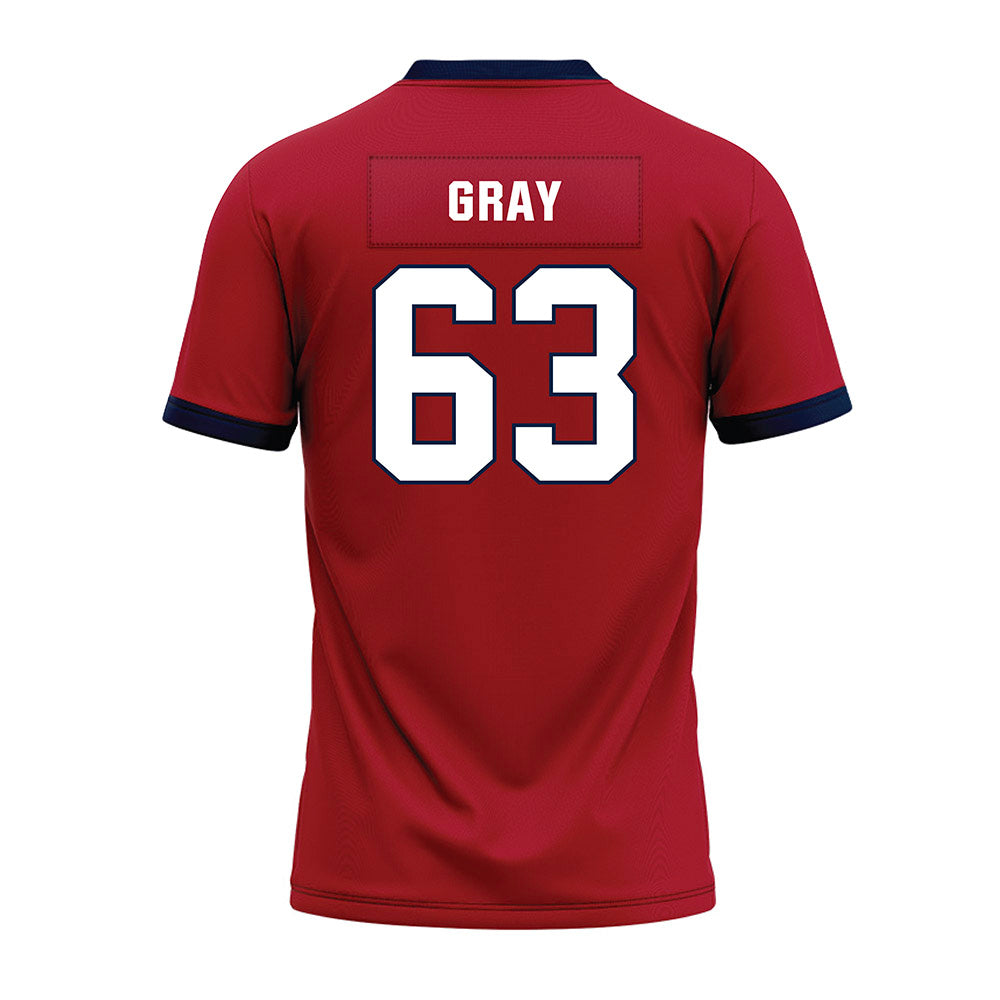 Liberty - NCAA Football : Xavior Gray - Red Premium Football Jersey